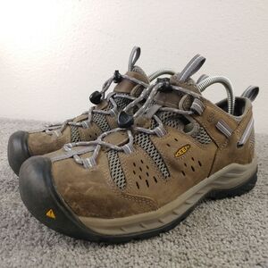 Keen Atlanta Cool II ESD Steel Toe Utility Work Lace Up Shoes Womens Size 9 Wide